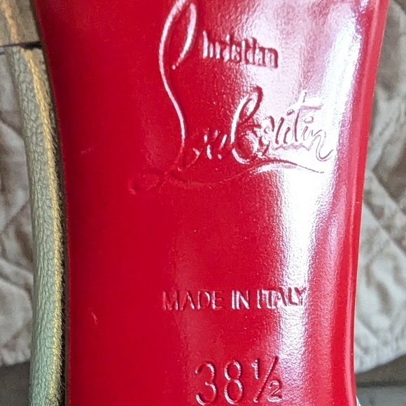 NIB Christian Louboutin Spikaqueen Crystal Pointed Toe Stiletto Heels Size 38.5 - Picture 16 of 16